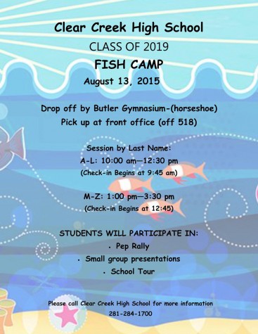 Fish Camp Class 2019 @ Clear Creek Highschool Butler Gym