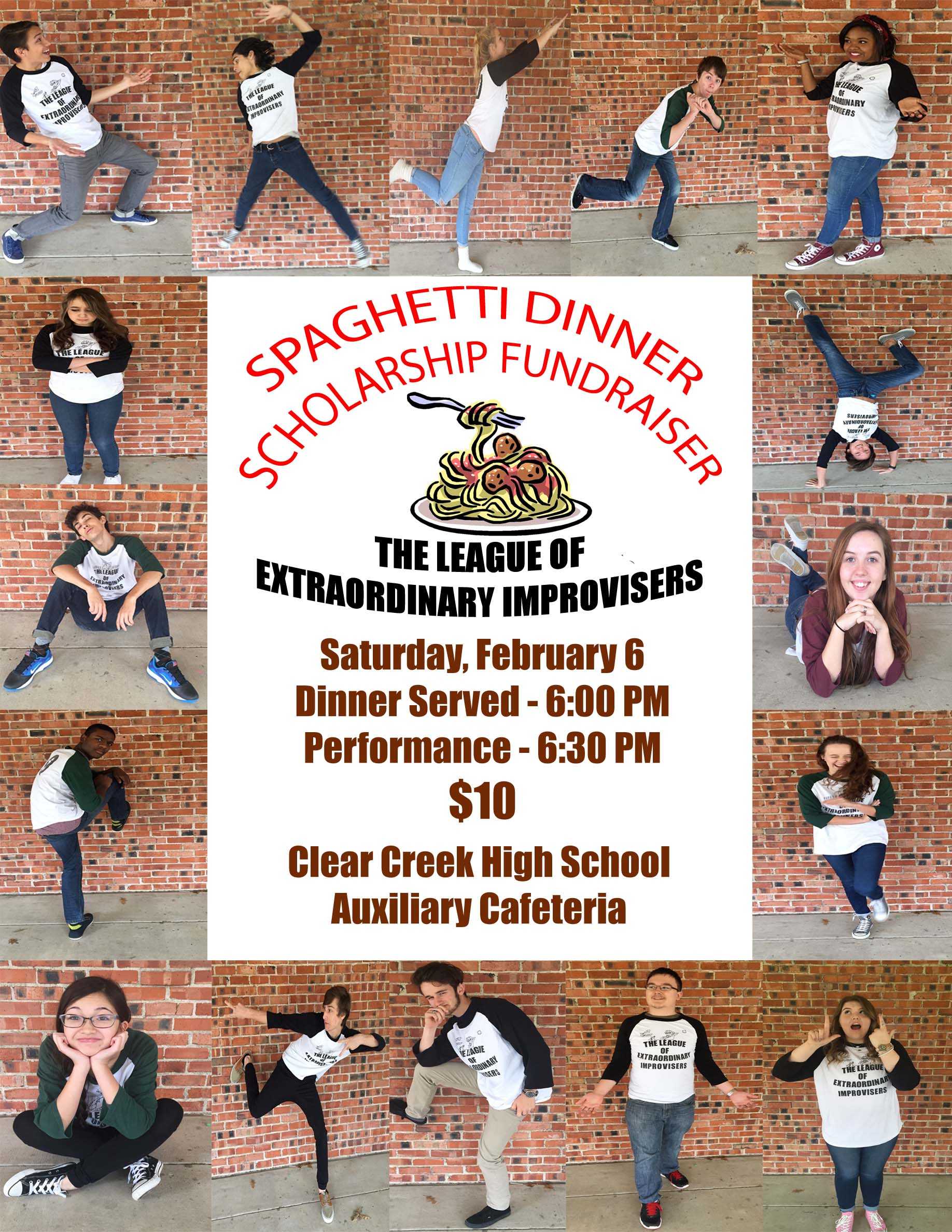 Scholarship Spaghetti Dinner & Improv Show