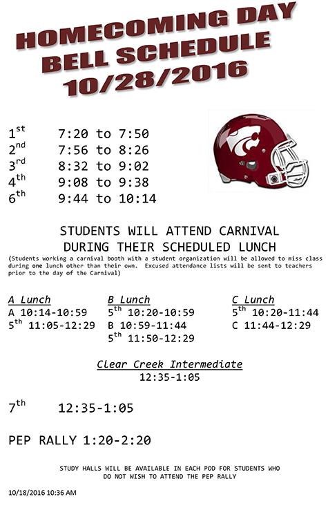 Homecoming+Bell+Schedule+2016