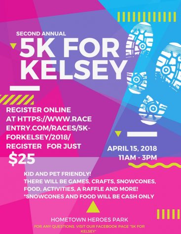 5K Run for Kelsey April 15