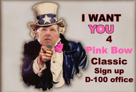 Pink Bow wants YOU Juniors and Seniors