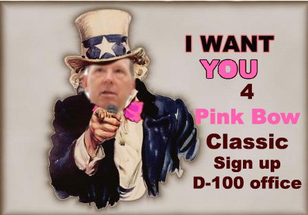 Pink Bow wants YOU Juniors and Seniors