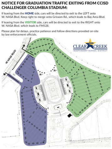 Map to Wildcat graduation