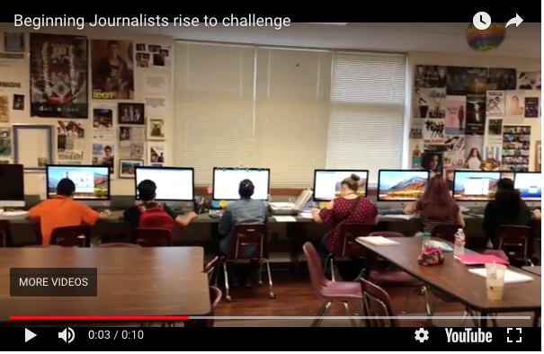Journalism One rises to the challenge