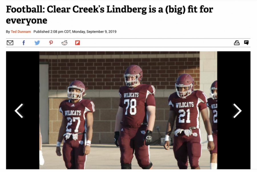 Houston Chronicle/Channel 39 story about Wildcat Lindberg